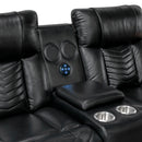 Huron Power Double Reclining Love Seat With Center Console