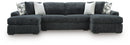 Midnight-Madness Sectional with Chaise