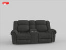 Brennen Power Double Reclining Love Seat With Center Console