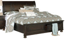Begonia Queen Platform Bed in Gray 1718GY-1*