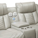 Huron Power Double Reclining Love Seat With Center Console