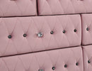 Zohar Queen & Twin Bed Black, Grey, & Pink
