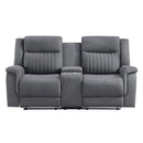 Dean Double Reclining Love Seat With Center Console
