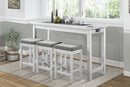 Connected 4-Piece Pack Counter Height Set - Twin