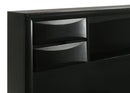 Briana Bookcase Platform Storage Bed