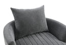 Hoople Channel Tufted Swivel Chair