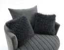 Hoople Channel Tufted Swivel Chair