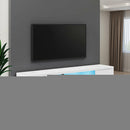 Terni TV Stand w/ Fireplace & 2 Side Tables