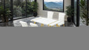 Holstebro 5 Pc 60" Dining Table Set
