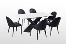 Lenvik 7 Pc Dining Table Set White
