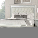 Stella Mia E.King & Queen Bed White & White
